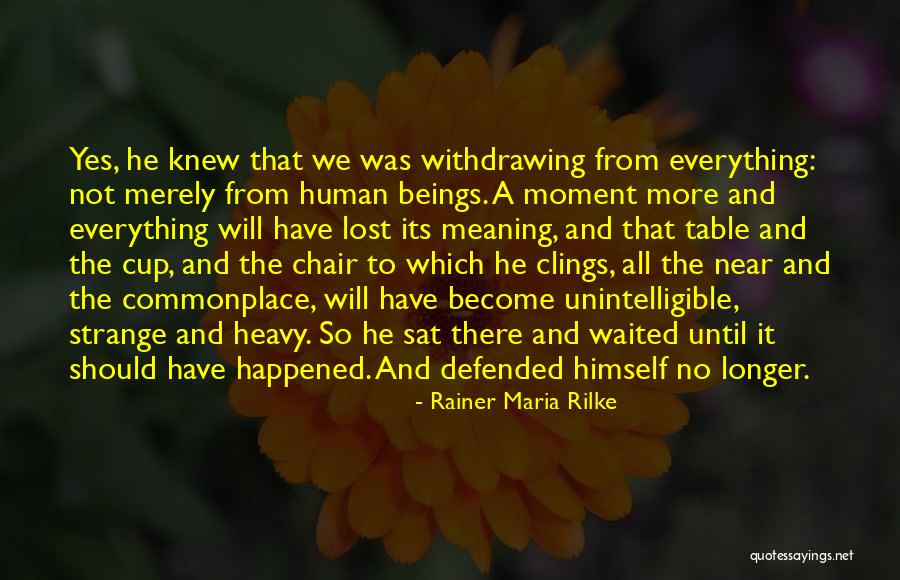 Withdrawing Quotes By Rainer Maria Rilke Withdrawing Quotes By Rainer Maria Rilke