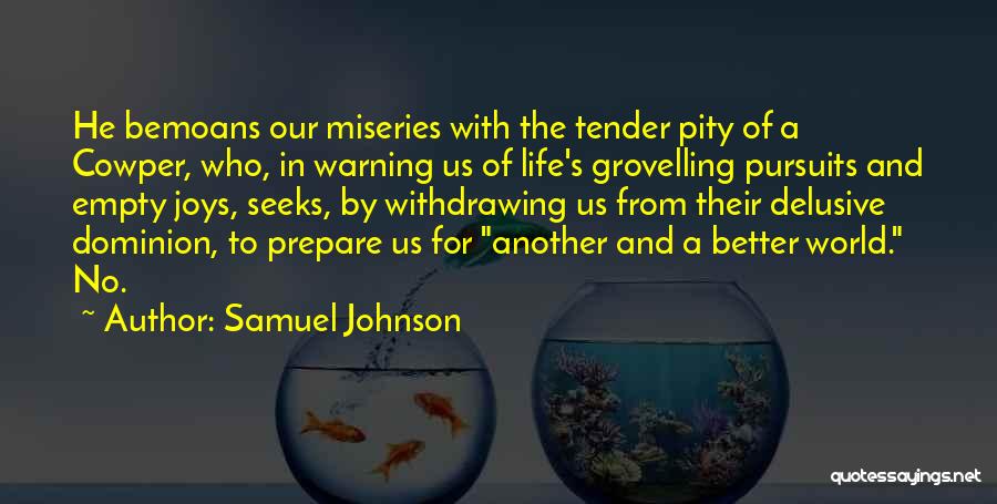 Withdrawing Quotes By Samuel Johnson