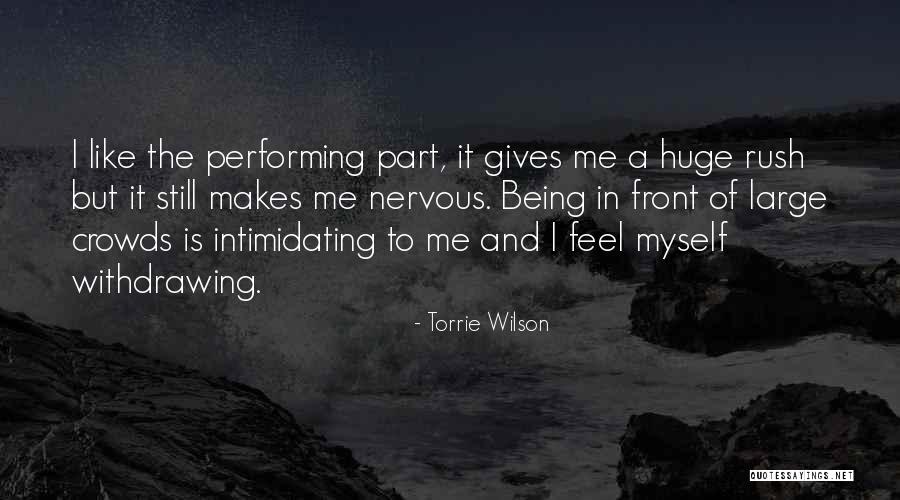 Withdrawing Quotes By Torrie Wilson