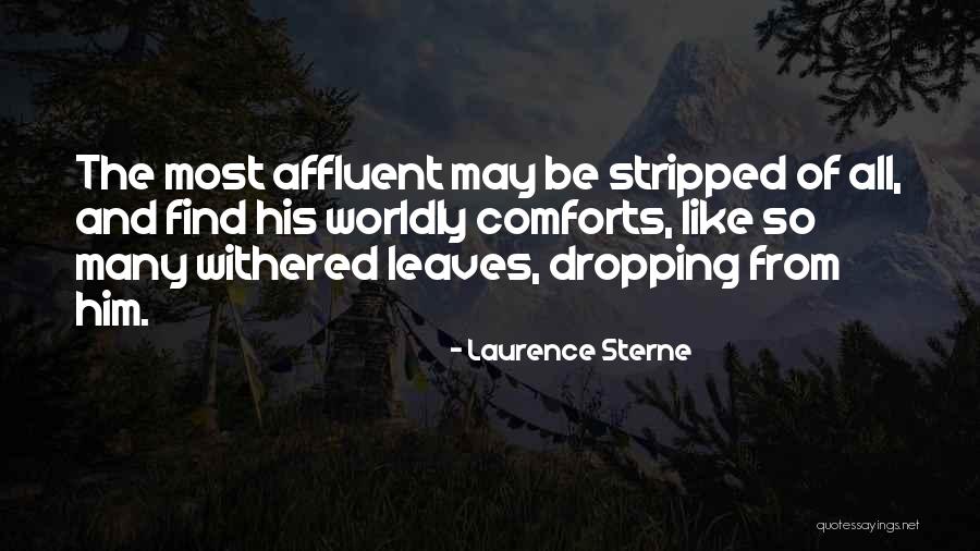 Withered Quotes By Laurence Sterne