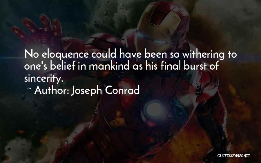 Withering Quotes By Joseph Conrad