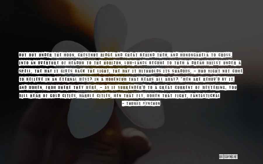 Withholds Quotes By Thomas Pynchon