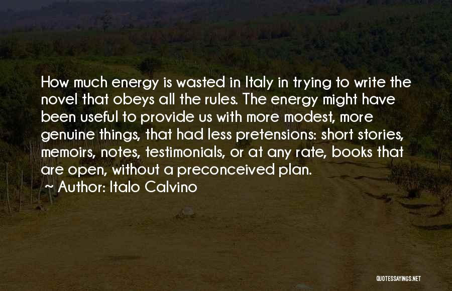 Without A Plan Quotes By Italo Calvino