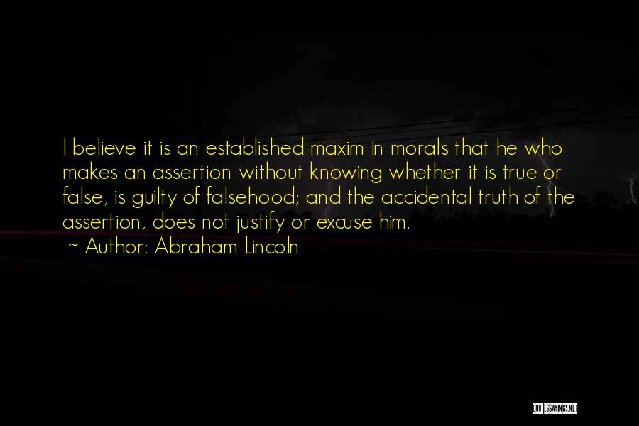 Without Morals Quotes By Abraham Lincoln