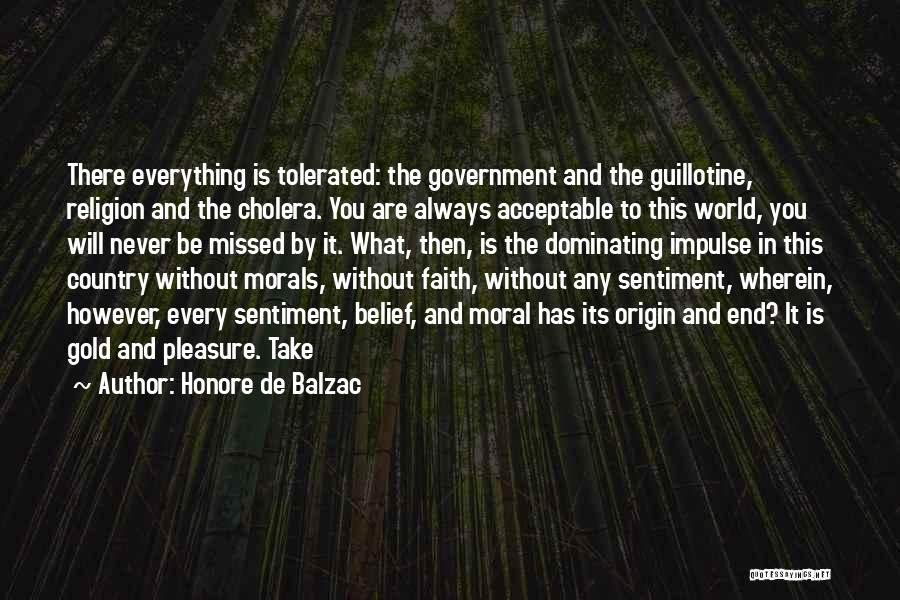 Without Morals Quotes By Honore De Balzac
