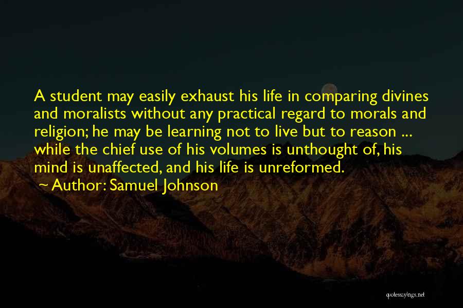 Without Morals Quotes By Samuel Johnson
