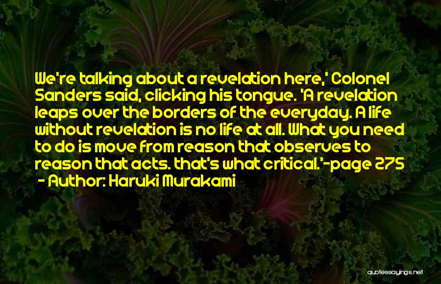 Without Talking To You Quotes By Haruki Murakami