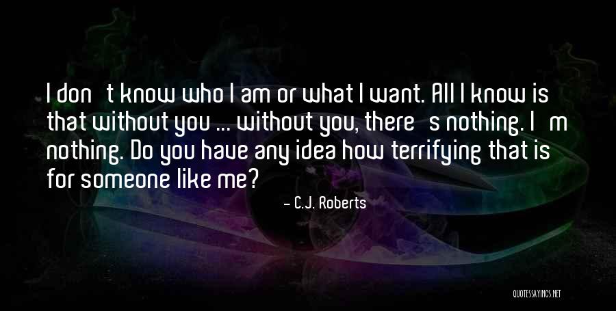 Without You I'm Nothing Quotes By C.J. Roberts