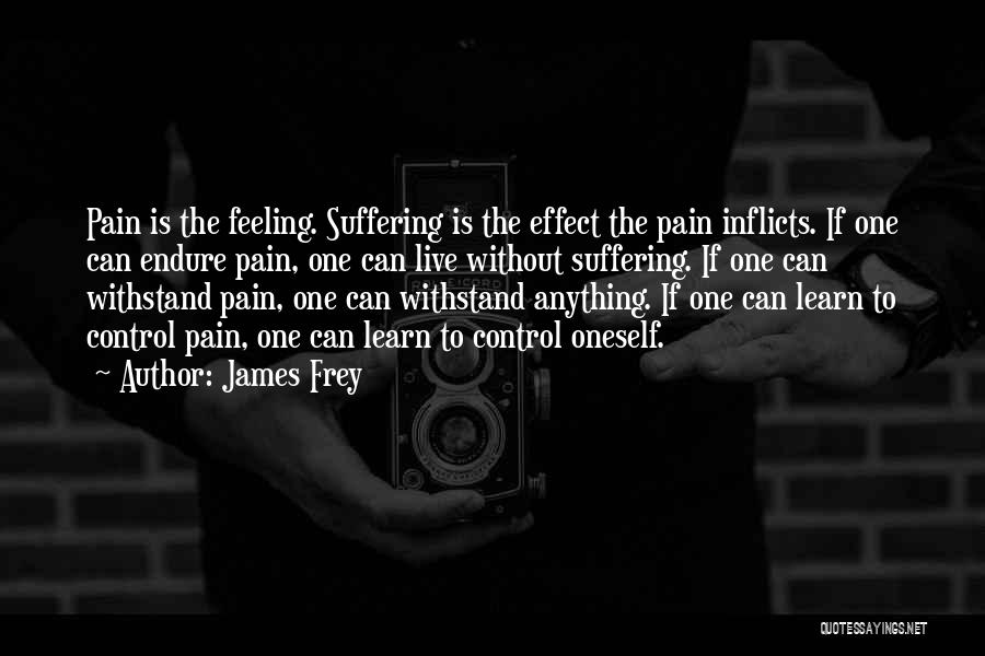 Withstand Pain Quotes By James Frey