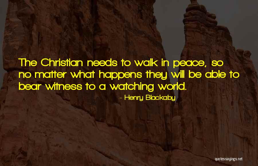 Witness Quotes By Henry Blackaby