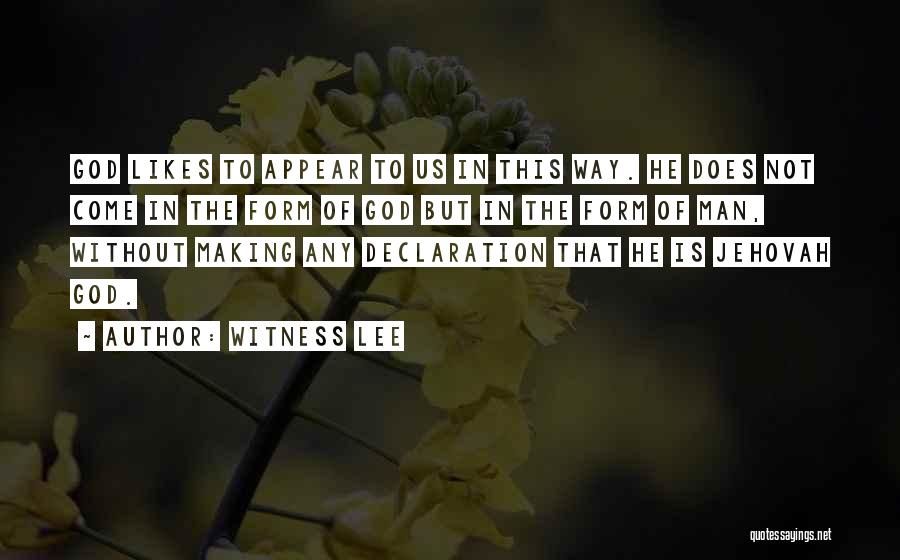 Witness Quotes By Witness Lee
