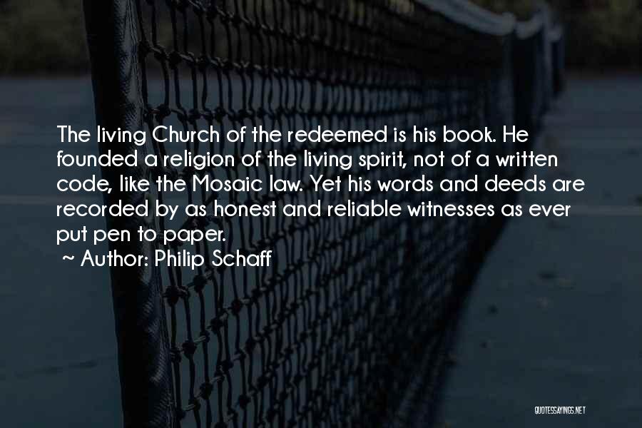 Witnesses Quotes By Philip Schaff