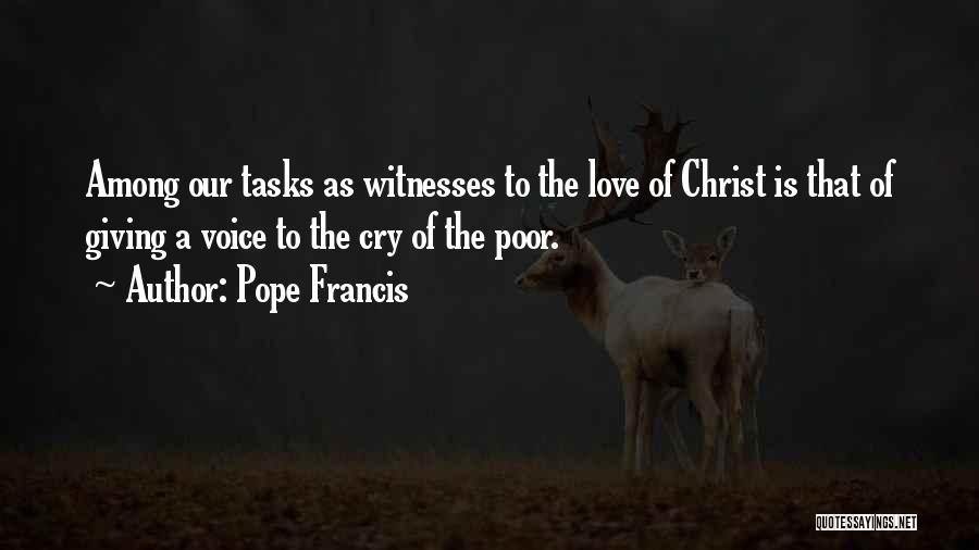 Witnesses Quotes By Pope Francis