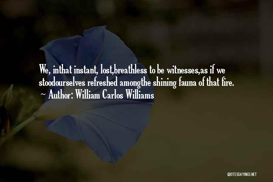 Witnesses Quotes By William Carlos Williams