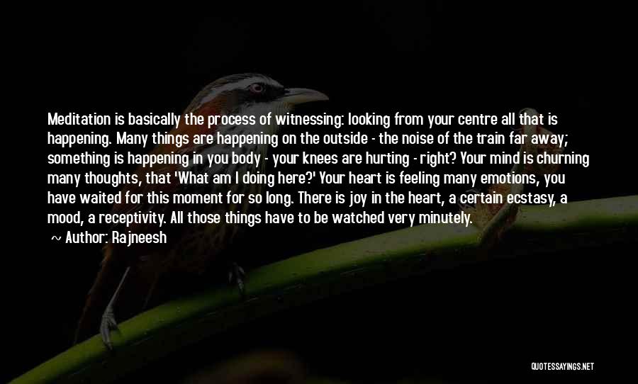 Witnessing Emotions Quotes By Rajneesh