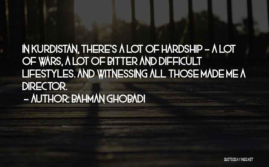 Witnessing Quotes By Bahman Ghobadi
