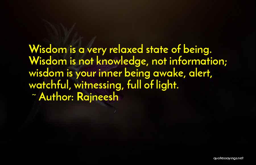 Witnessing Quotes By Rajneesh