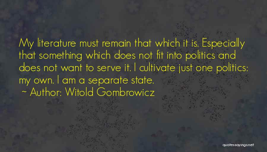 Witold Gombrowicz Quotes 344148