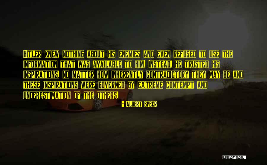 Witowski Chemia Quotes By Albert Speer Witowski Chemia Quotes By Albert Speer