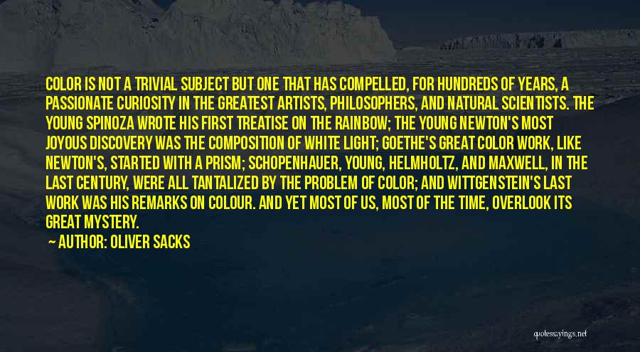 Wittgenstein Remarks On Color Quotes By Oliver Sacks