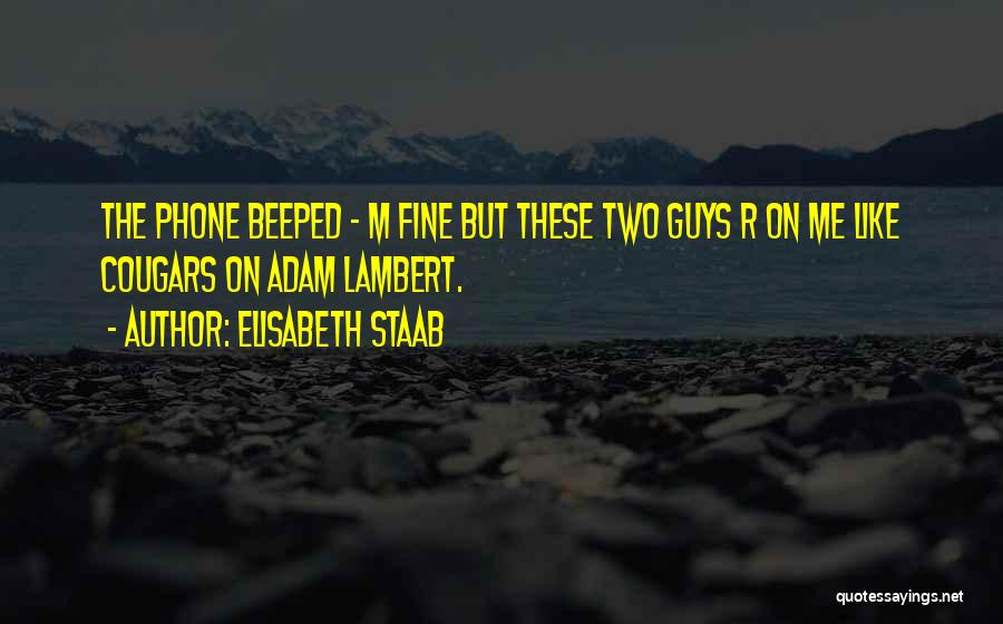 Witty But Funny Quotes By Elisabeth Staab