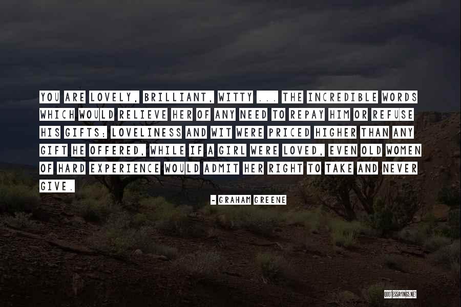 Witty Girl Quotes By Graham Greene Witty Girl Quotes By Graham Greene