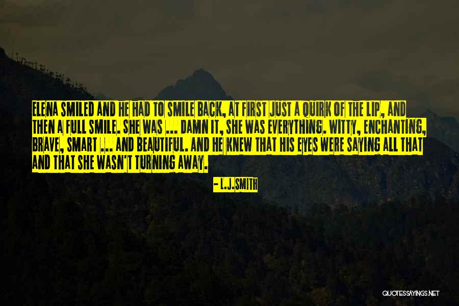 Witty Love Quotes By L.J.Smith Witty Love Quotes By L.J.Smith