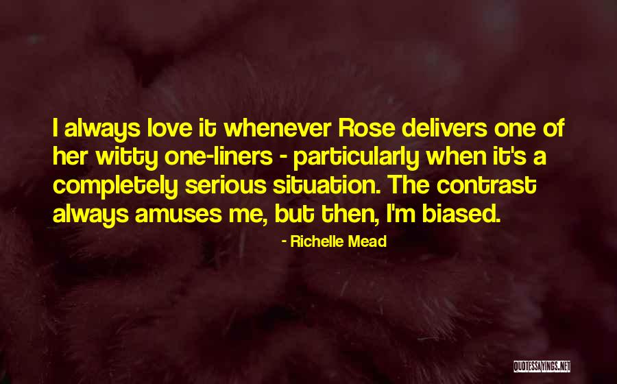 Witty Love Quotes By Richelle Mead Witty Love Quotes By Richelle Mead