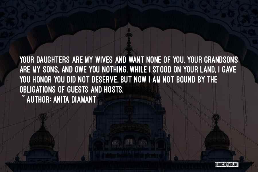 Wives And Daughters Quotes By Anita Diamant