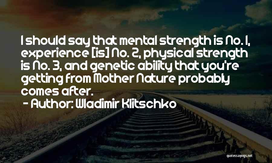 Wladimir Klitschko Quotes 1480272