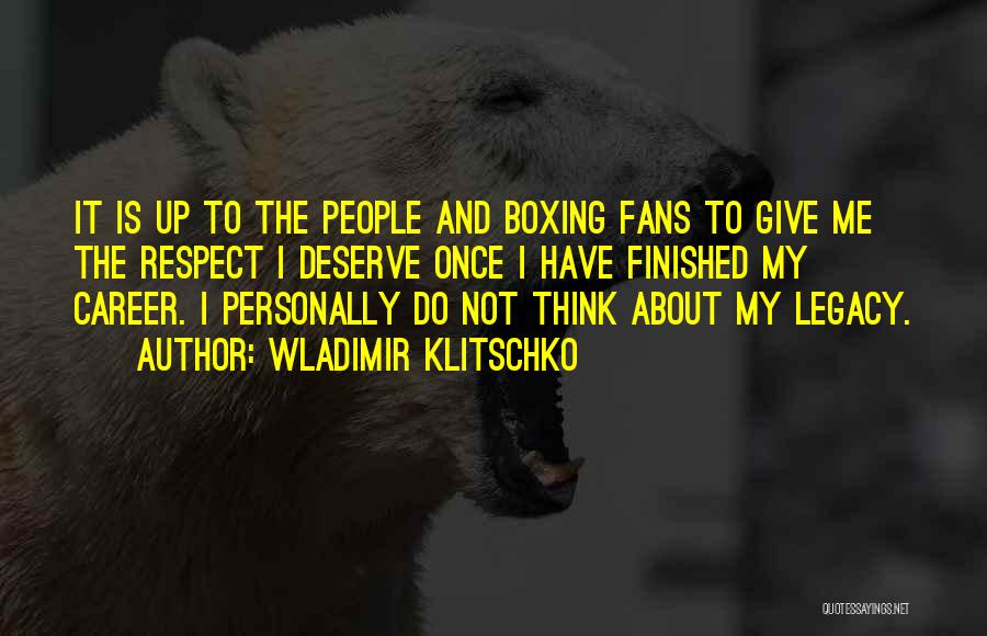 Wladimir Klitschko Quotes 934871