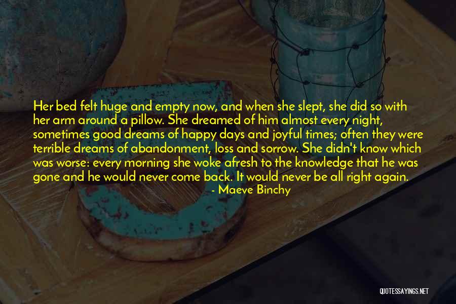 Woke Up So Happy Quotes By Maeve Binchy