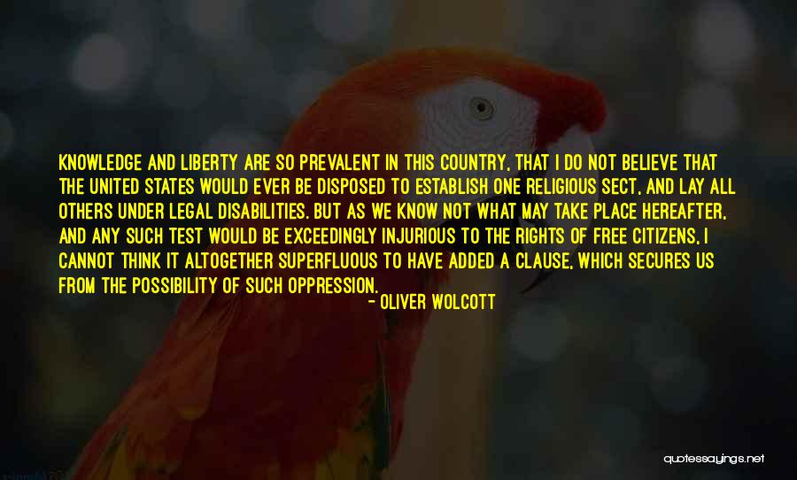 Wolcott Quotes By Oliver Wolcott Wolcott Quotes By Oliver Wolcott