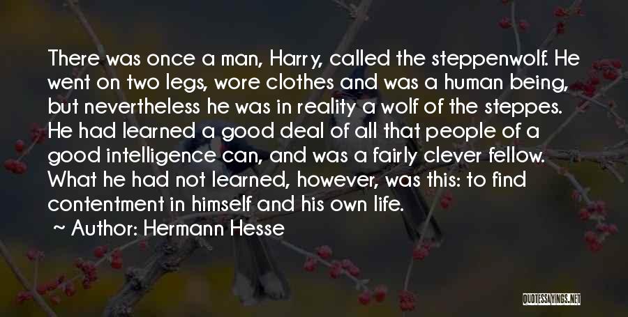 Wolf And Human Quotes By Hermann Hesse