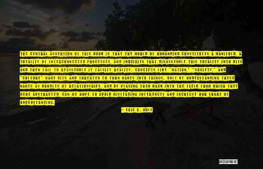 Wolf By Wolf Quotes By Eric R. Wolf Wolf By Wolf Quotes By Eric R. Wolf
