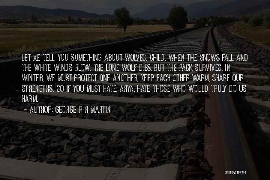 Wolf Pack Family Quotes By George R R Martin