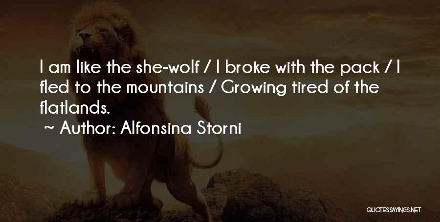 Wolf Pack Quotes By Alfonsina Storni