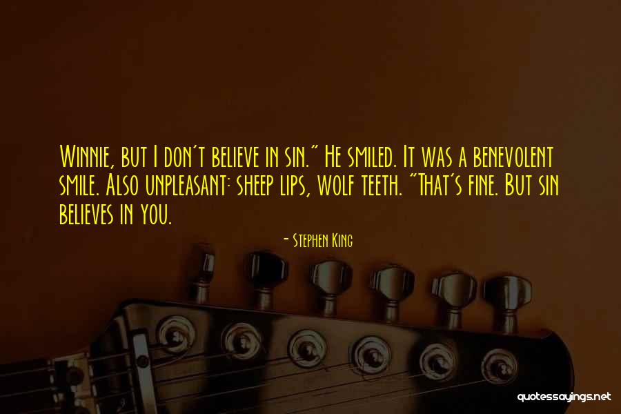 Wolf Sheep Quotes By Stephen King Wolf Sheep Quotes By Stephen King