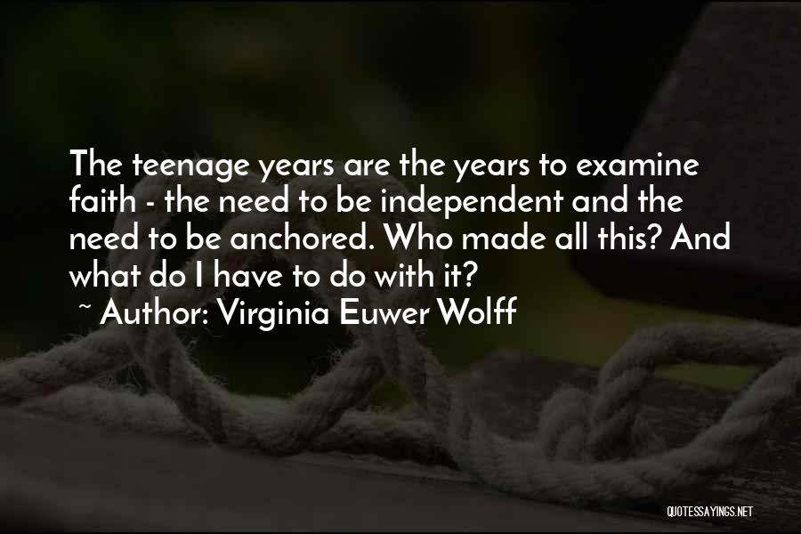 Wolff Quotes By Virginia Euwer Wolff