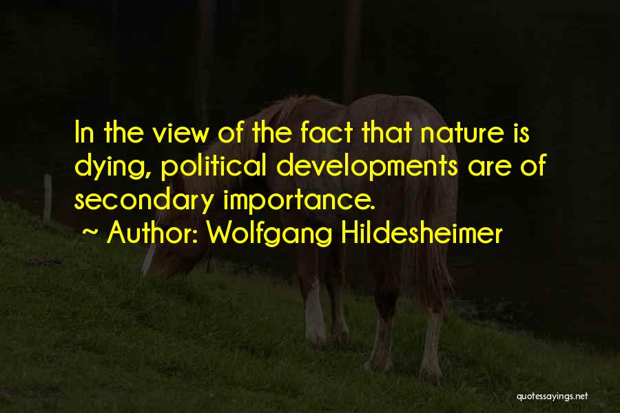 Wolfgang Hildesheimer Quotes 1195214