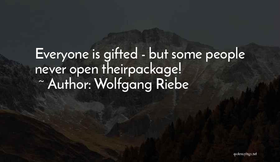 Wolfgang Riebe Quotes 2009843