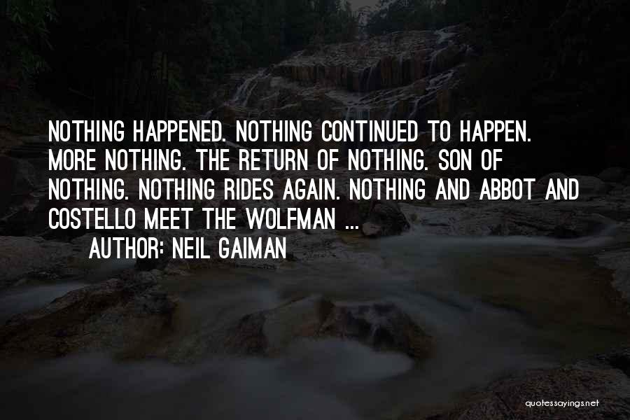 Wolfman Quotes By Neil Gaiman