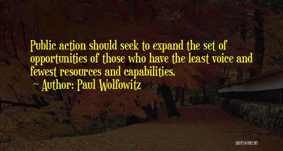 Wolfowitz Quotes By Paul Wolfowitz