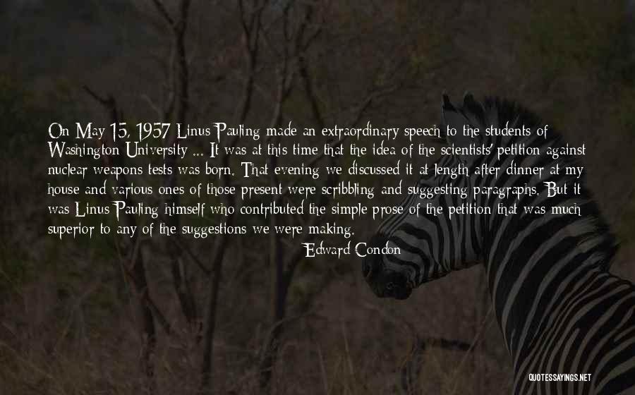 Wollten Auf Quotes By Edward Condon Wollten Auf Quotes By Edward Condon