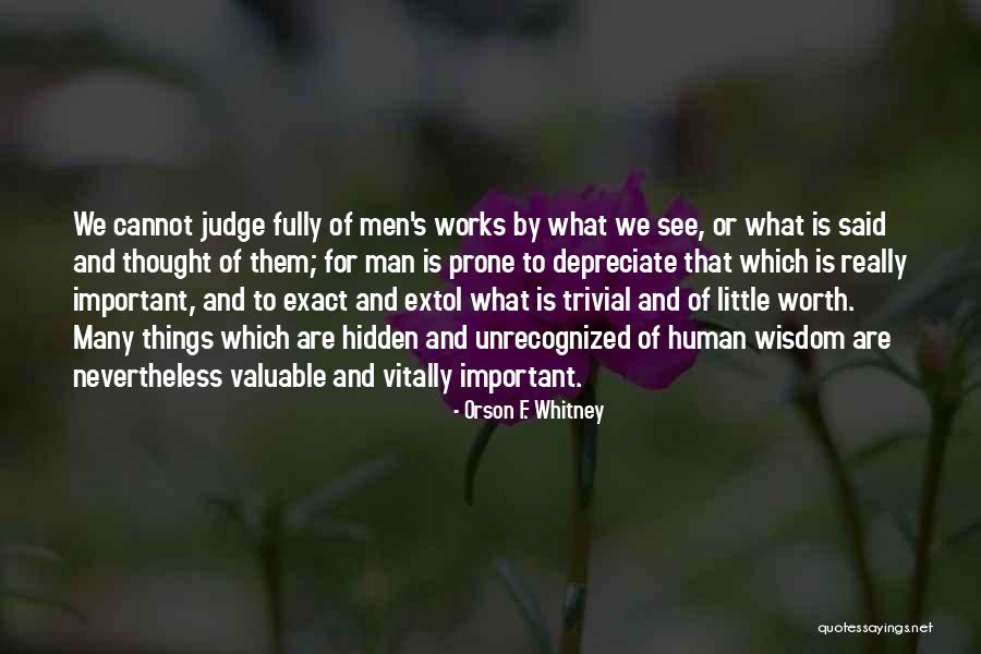 Woltersdorf And Bernhard Quotes By Orson F. Whitney Woltersdorf And Bernhard Quotes By Orson F. Whitney