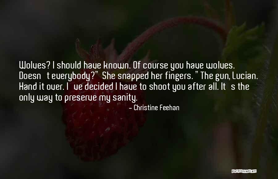 Wolves Quotes By Christine Feehan