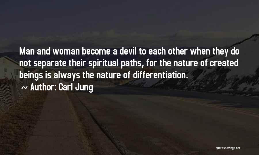 Woman And Devil Quotes By Carl Jung