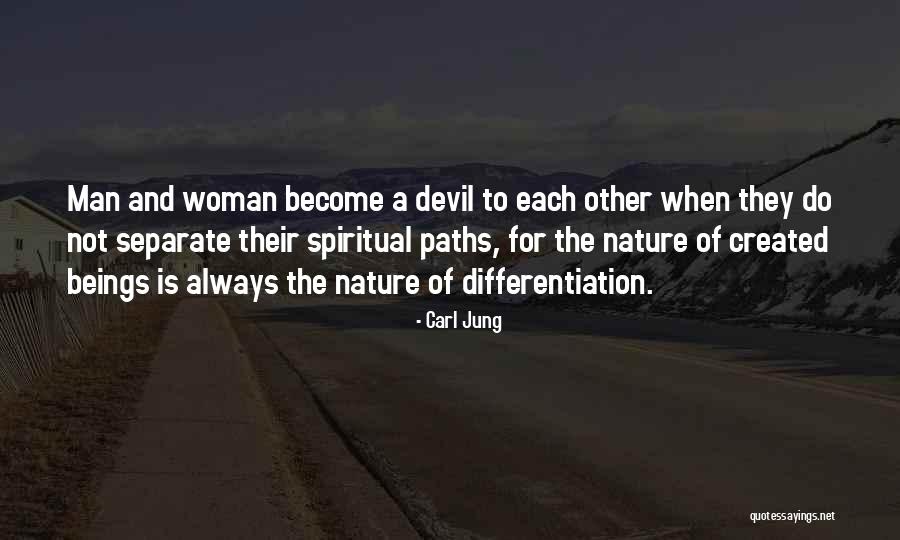 Woman And Devil Quotes By Carl Jung