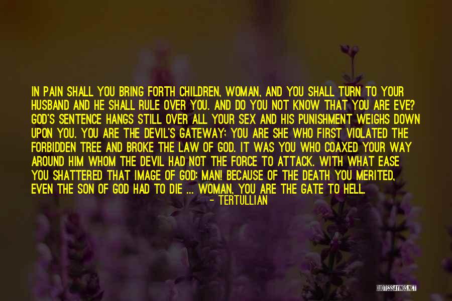 Woman And Devil Quotes By Tertullian Woman And Devil Quotes By Tertullian