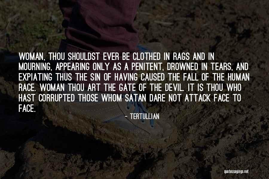 Woman And Devil Quotes By Tertullian Woman And Devil Quotes By Tertullian